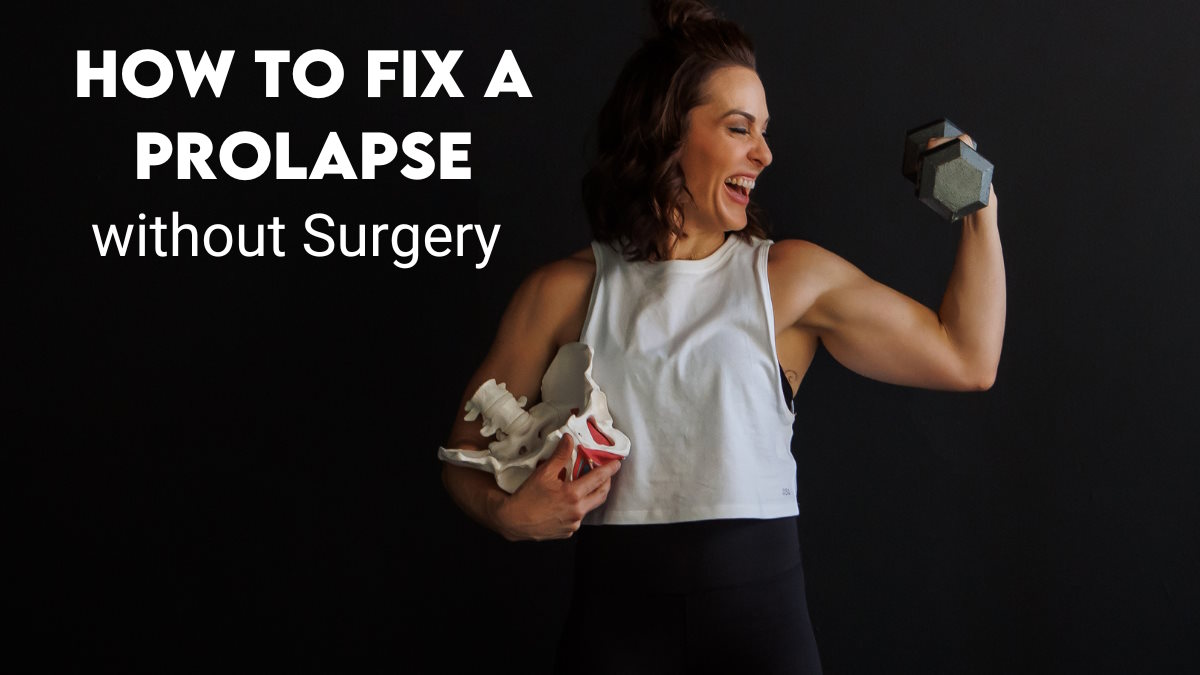 how to fix a prolapsed bladder without surgery